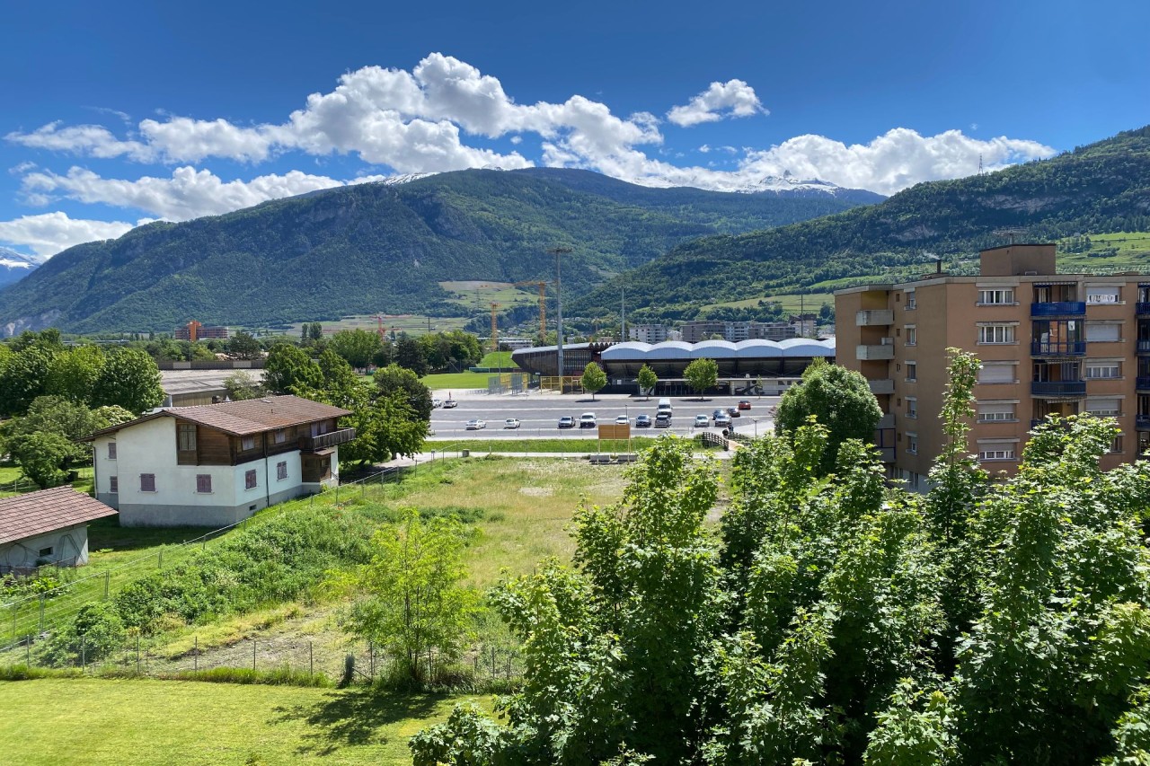 Au centre de SION, grand appartement de 4.5 pièces avec vue, orientation SUD