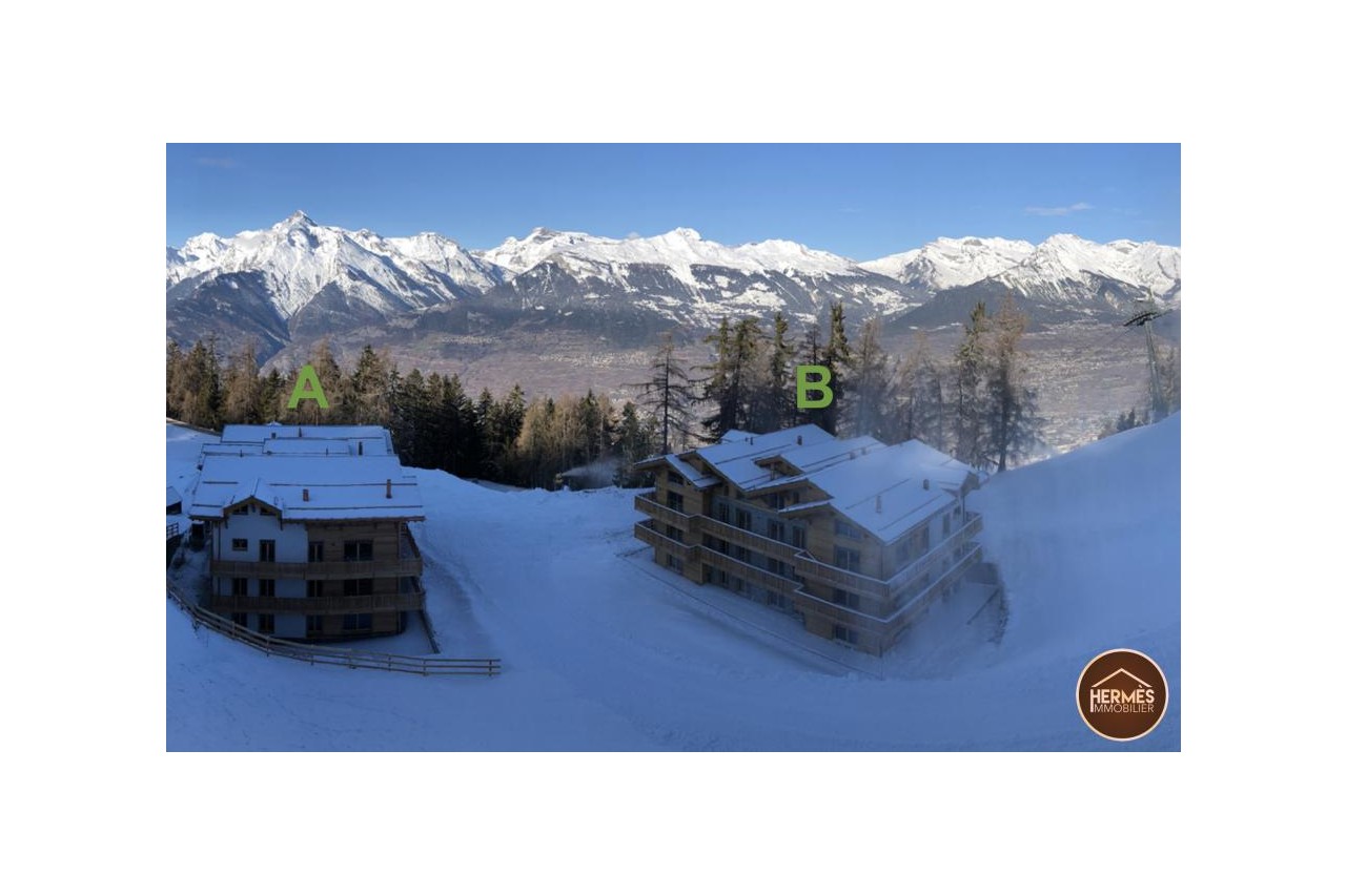 Superbe appartement en attique-duplex / ski-in & ski-out sur les pistes de Veysonnaz