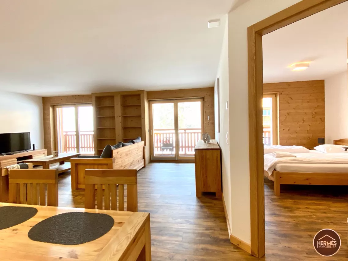 Superbe appartement ski-in & ski-out sur les pistes de Veysonnaz