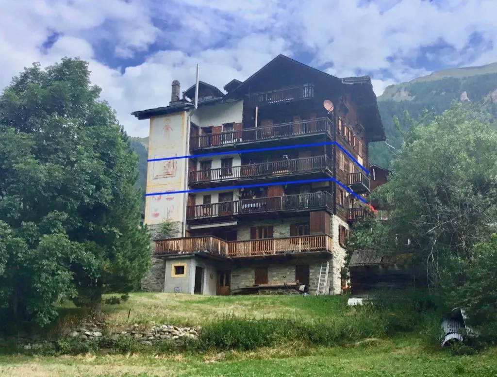 Appartement avec vue panoramique au centre d'Evolène