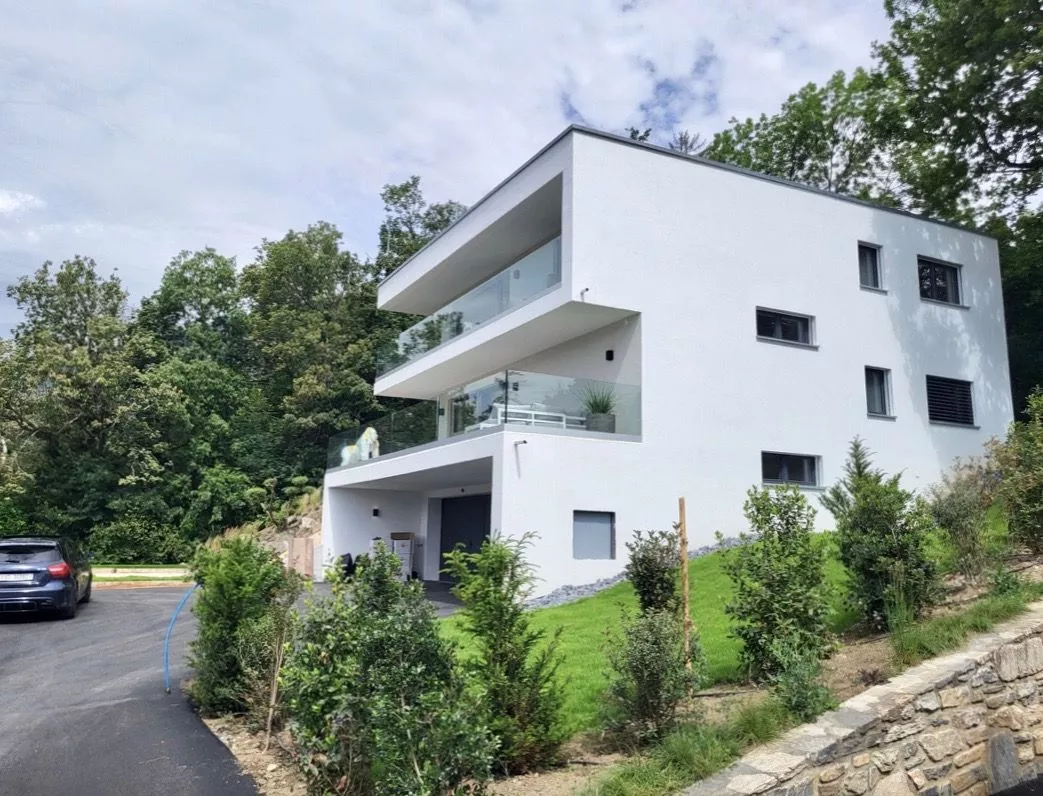 Magnifique villa contemporaine à Grimisuat ? Vue panoramique et cadre d?exception