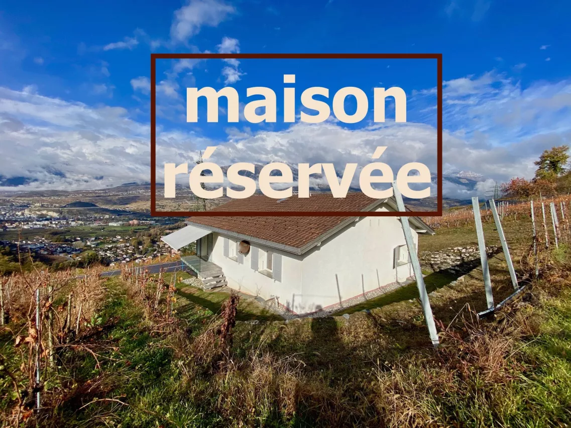 RARE: Belle maison sur les coteaux ensoleillés de Bramois