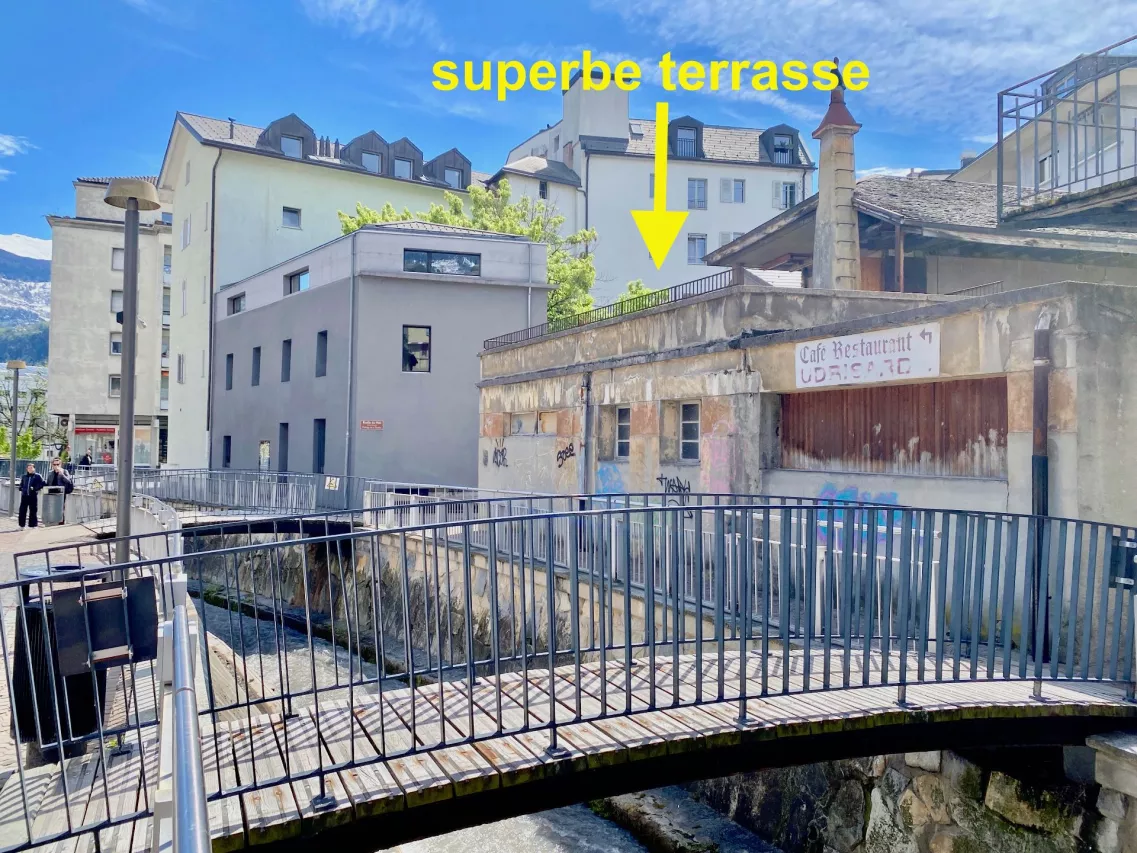 Maison à rénover avec situation exceptionnelle, vieille ville de Sion