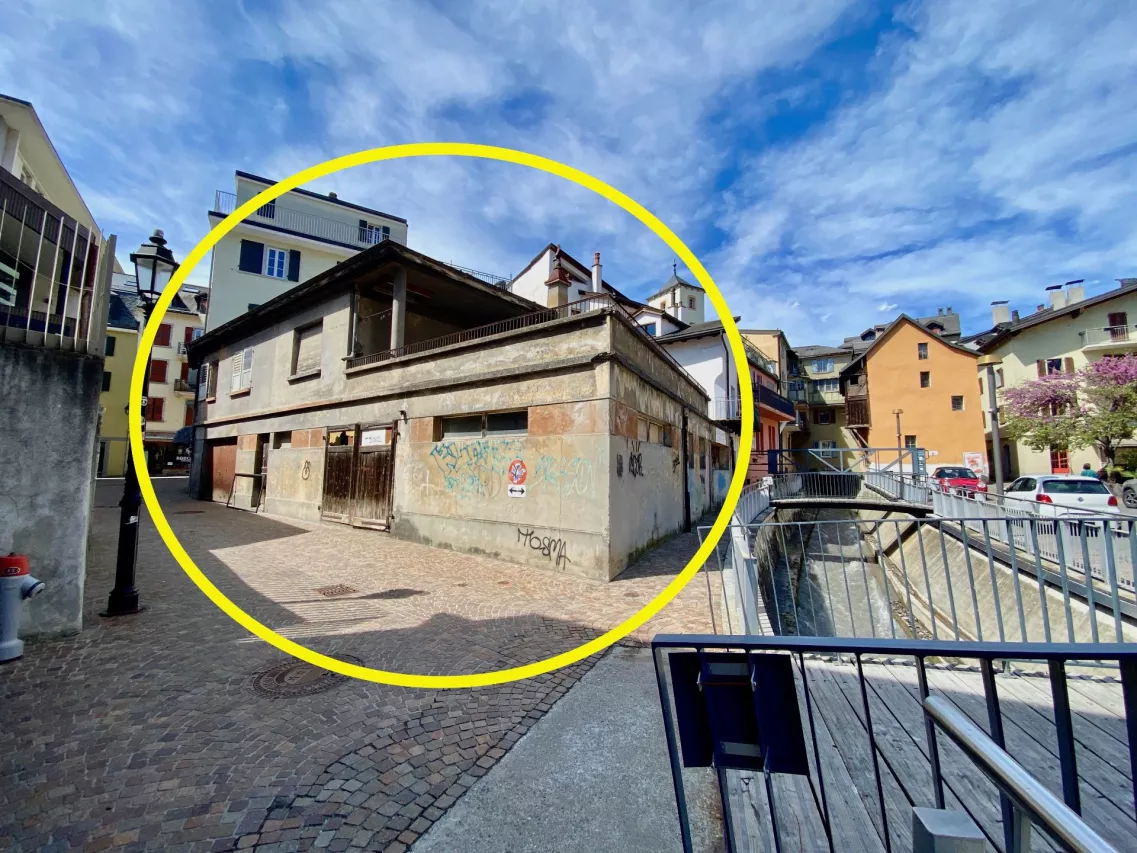 Maison à rénover avec situation exceptionnelle, vieille ville de Sion