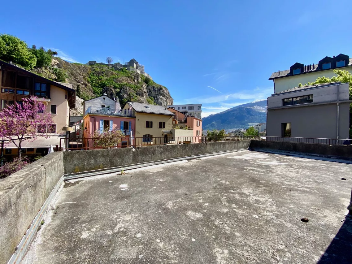 Maison à rénover avec situation exceptionnelle, vieille ville de Sion