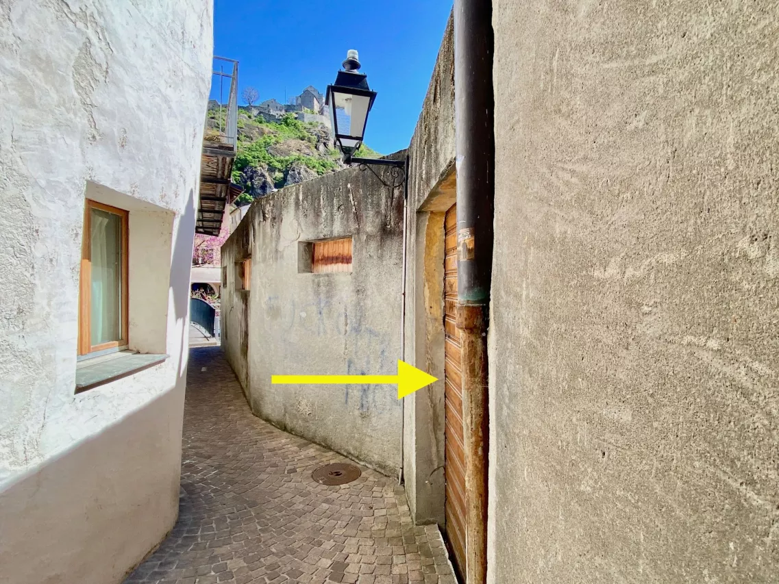 Maison à rénover avec situation exceptionnelle, vieille ville de Sion