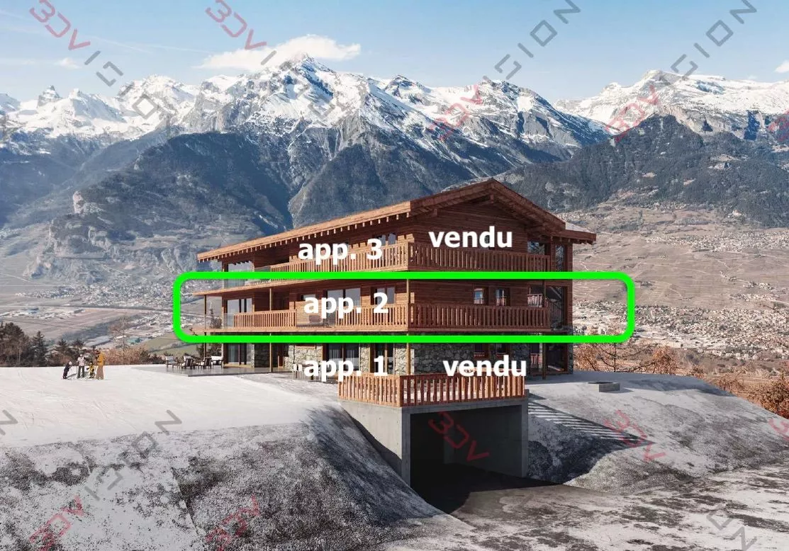 NEW PROMOTION - Résidence de 3 appartements de haut standing à Veysonnaz