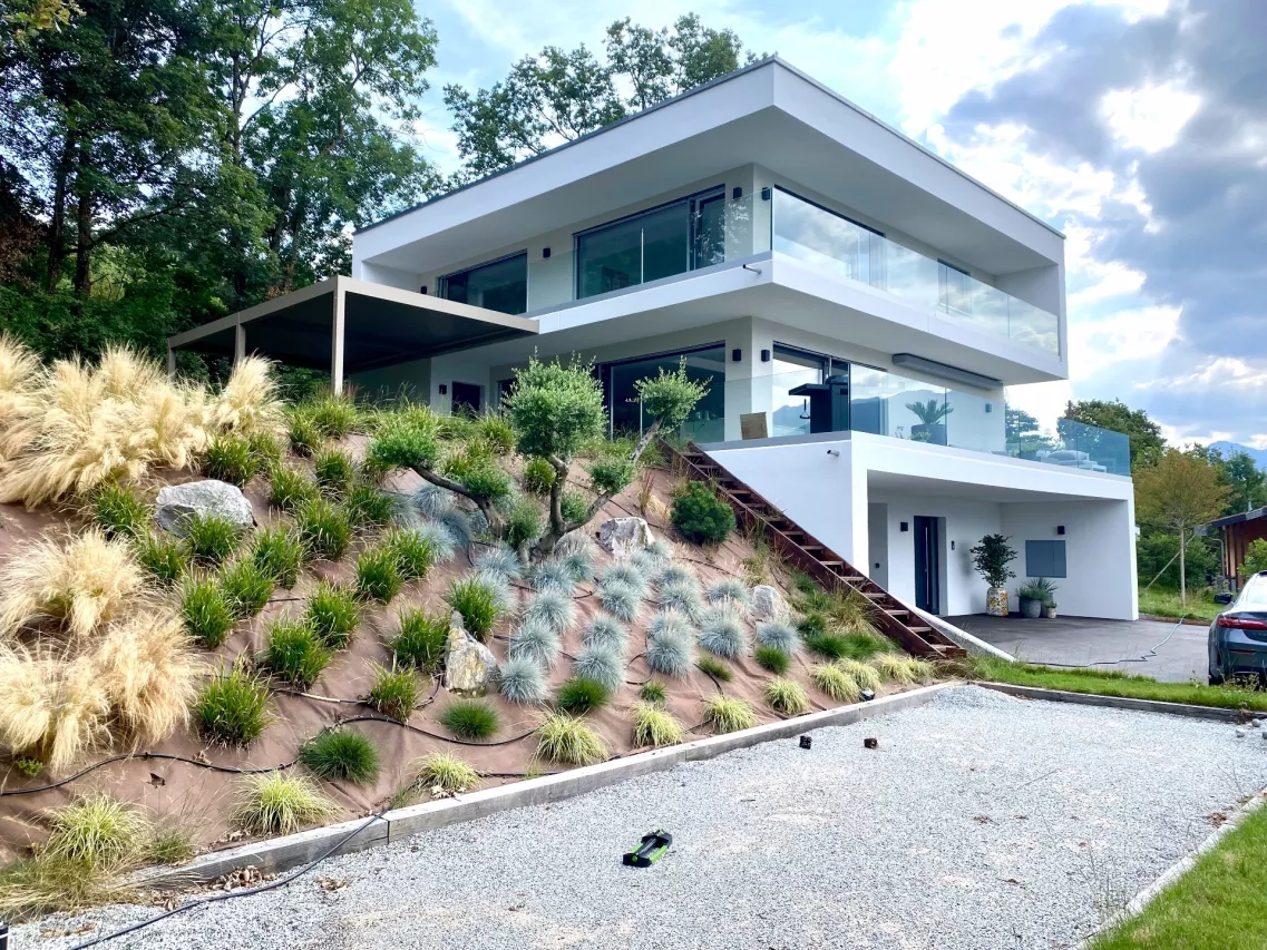 Magnifique villa contemporaine à Grimisuat ? Vue panoramique et cadre d?exception