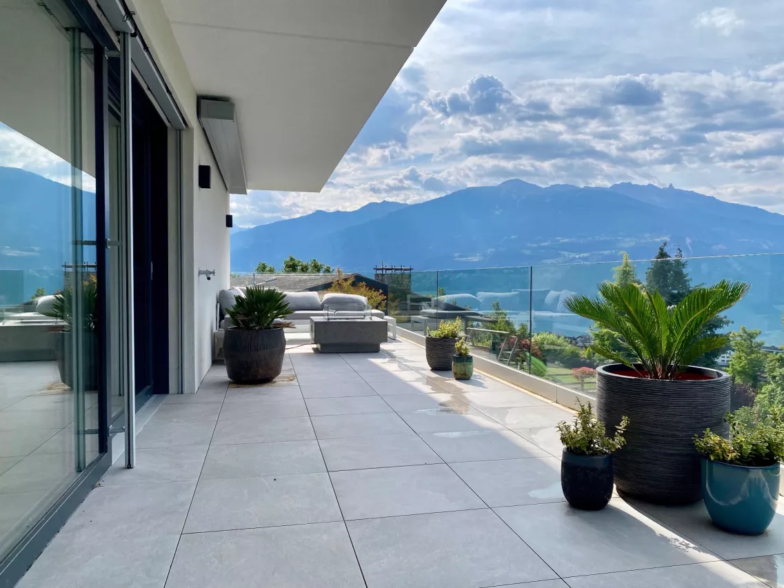 Magnifique villa contemporaine à Grimisuat - Vue panoramique et cadre d'exception