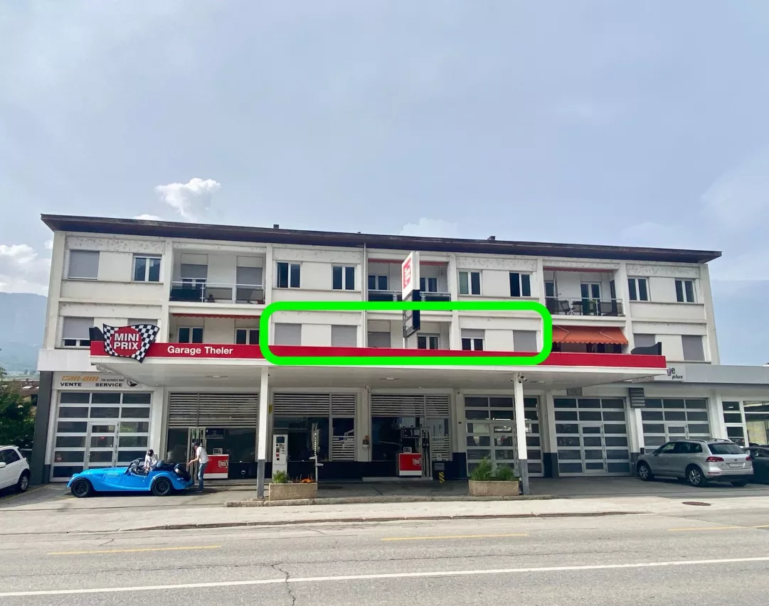 Bel appartement de 2.5 pièces à Sion - balcon SUD