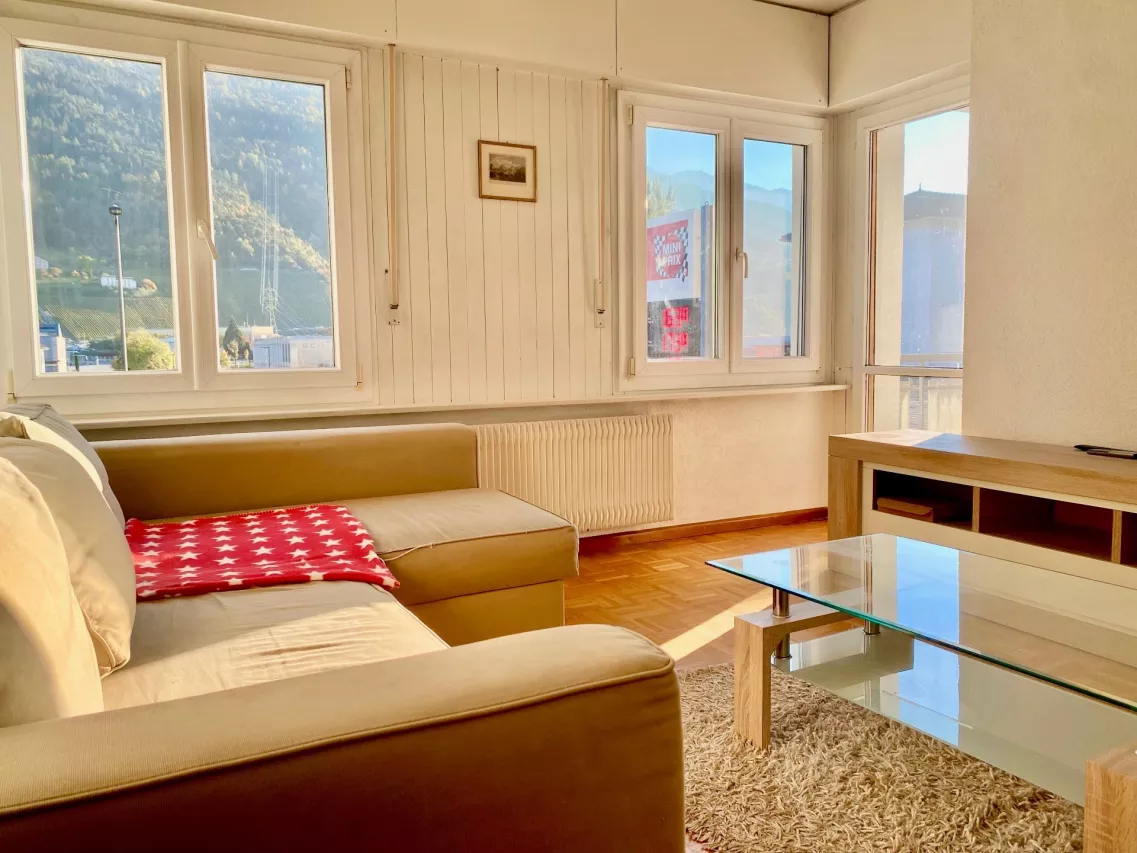 Bel appartement de 2.5 pièces à Sion - balcon SUD