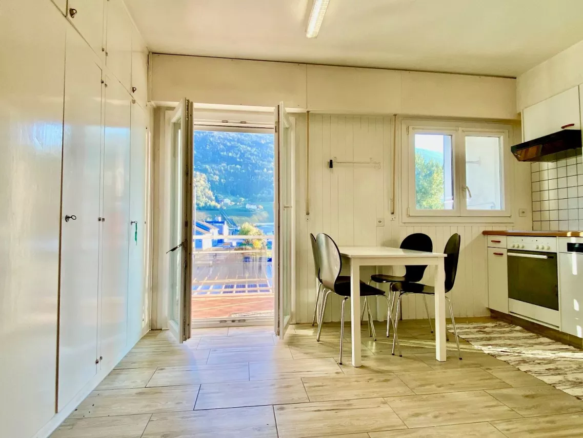 Bel appartement de 2.5 pièces à Sion - balcon SUD
