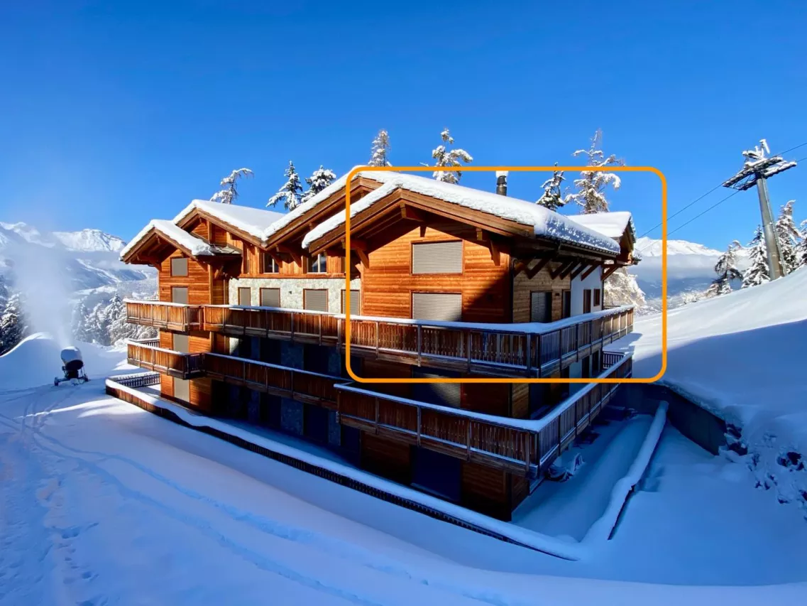 Superbe appartement en attique-duplex / ski-in & ski-out sur les pistes de Veysonnaz