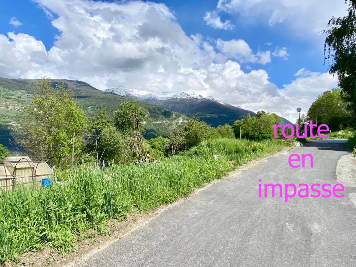 Superbe terrain à bâtir - commune de Vex - rare à la vente