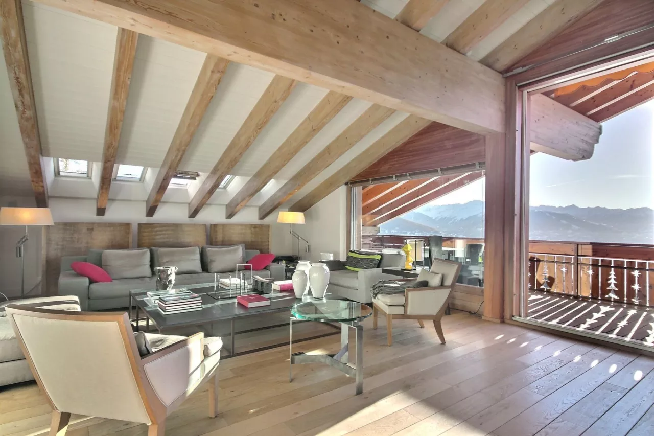 Crans-Montana. Exclusivité. Extraordinaire 5.5 pièces attique de luxe
