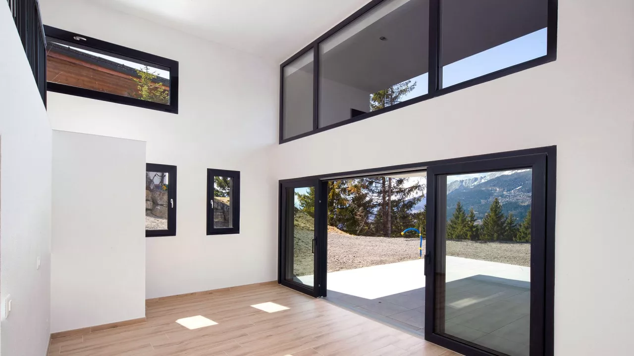 Crans-Montana. Maison individuelle neuve de 5.5 pièces au style résolument contemporain