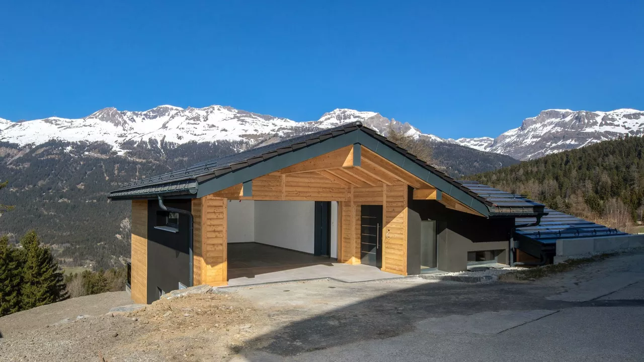 Crans-Montana. Maison individuelle neuve de 5.5 pièces au style résolument contemporain