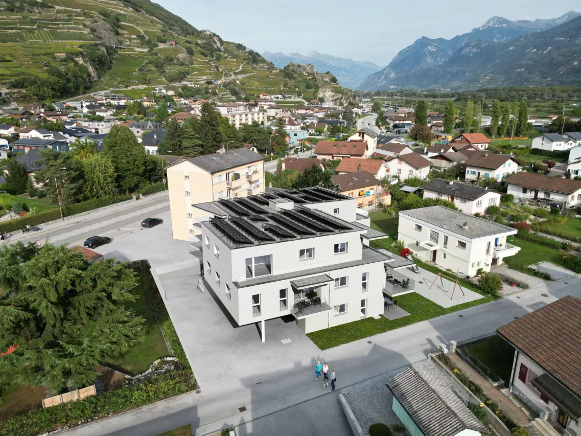 Attique sur plan 2.5 pces à St Léonard