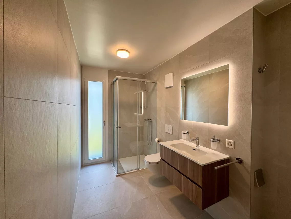 Appartement 2,5 pces neuf avec terrasse et jardin  