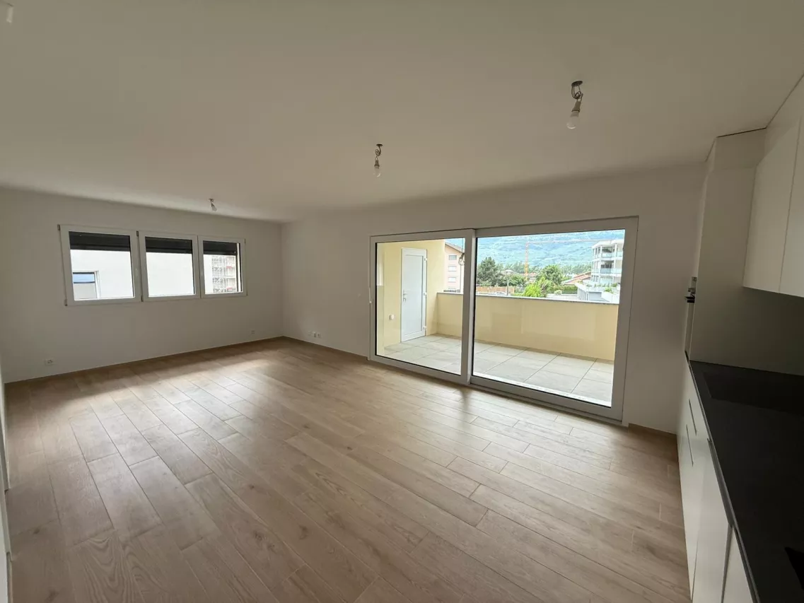À louer dans un immeuble neuf à Aproz