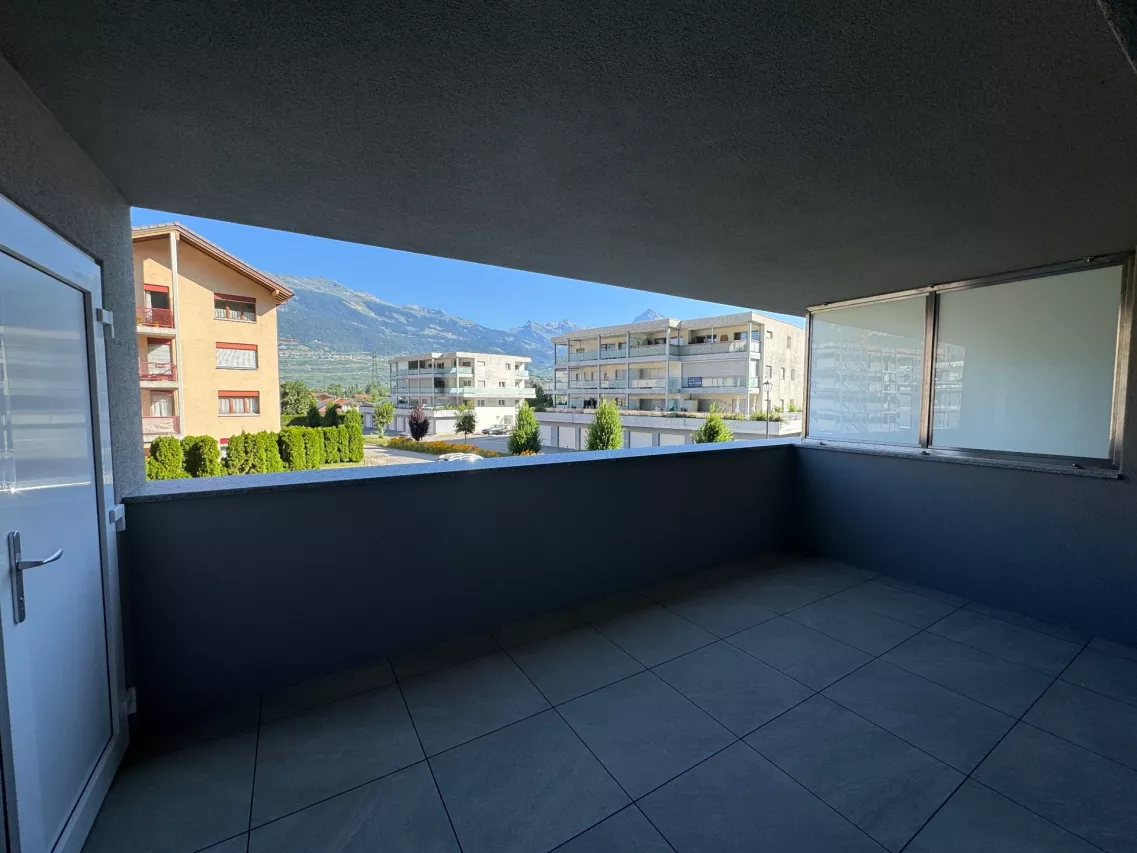 À louer dans un immeuble neuf à Aproz