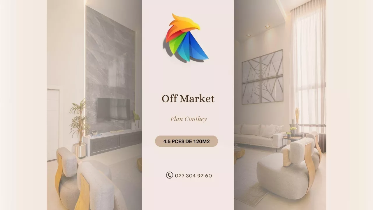 Appartement 4.5 pces de 120 m2 à Plan Conthey