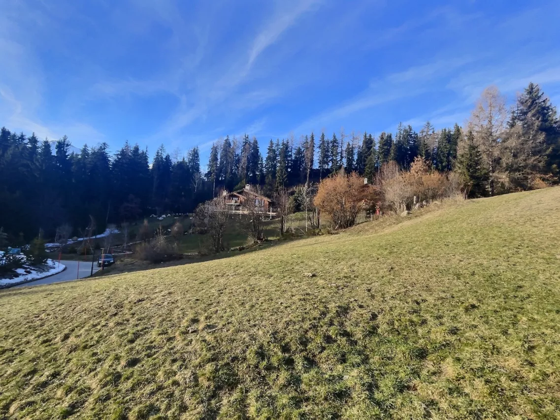 A construire à Crans - Cadre Verdoyant, vue montagnes