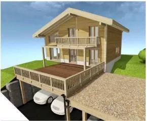 Beau Chalet / villa individuel neuf - 5.5 pièces - Anzère (Ayent - Fortunau)