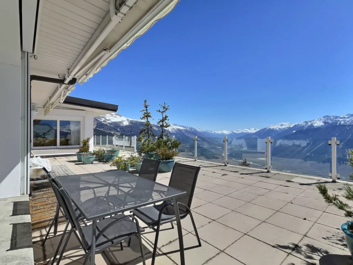 Bel attique d'exception avec vue panoramique sur les Alpes - 7.5 pièces - Crans-Montana