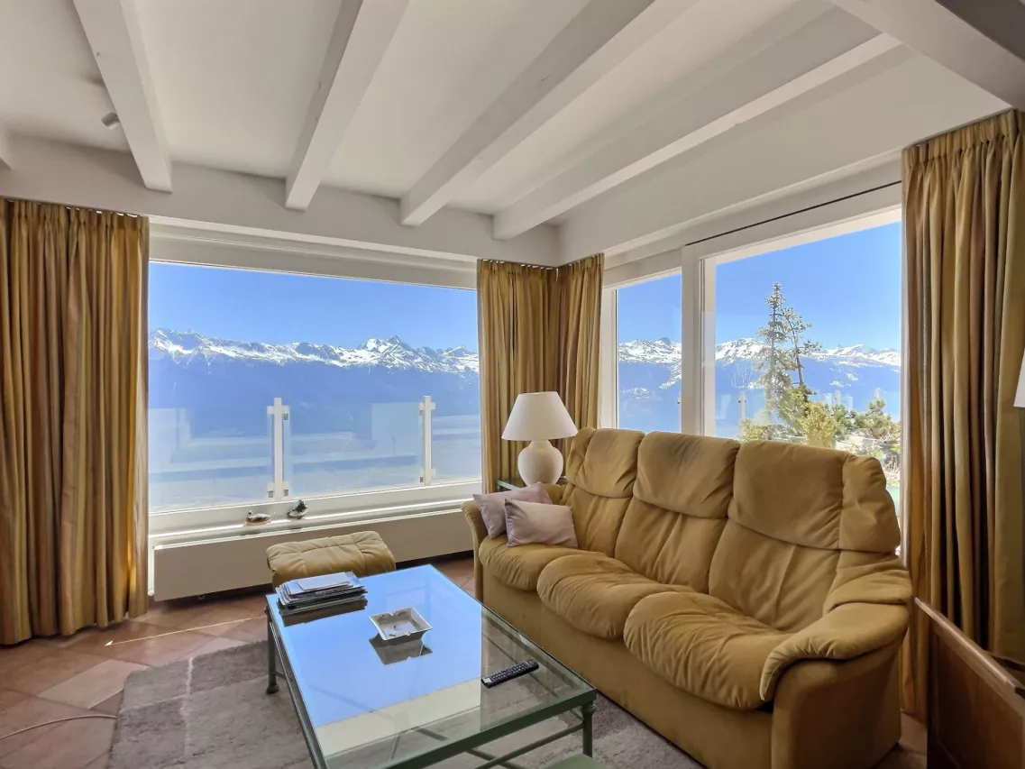 Bel attique d'exception avec vue panoramique sur les Alpes - 7.5 pièces - Crans-Montana