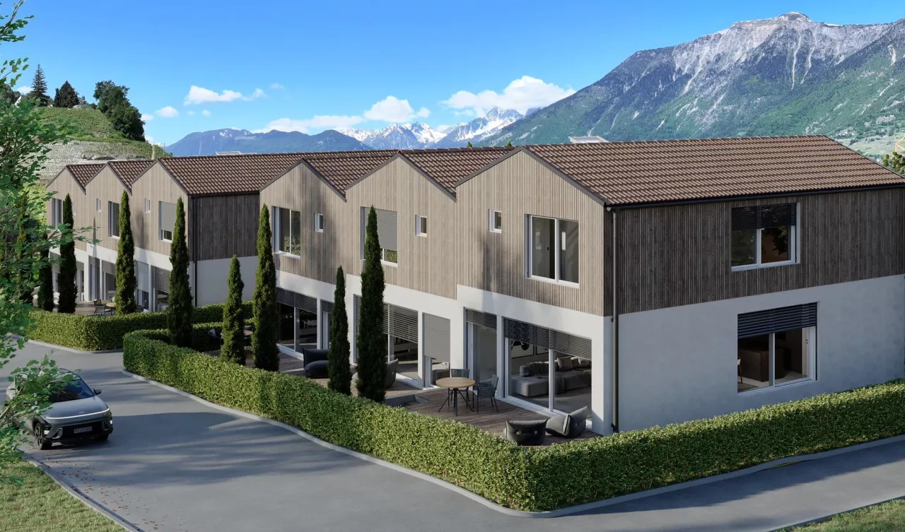 Belle villa jumelée de 4.5 pièces à Saxon en Valais