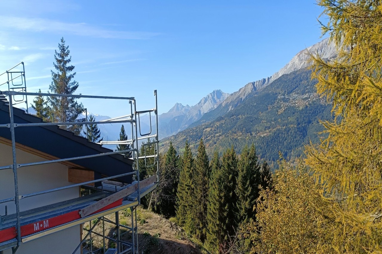 A SAISIR Chalet neuf à Crans-Montana en bordure de zone agricole