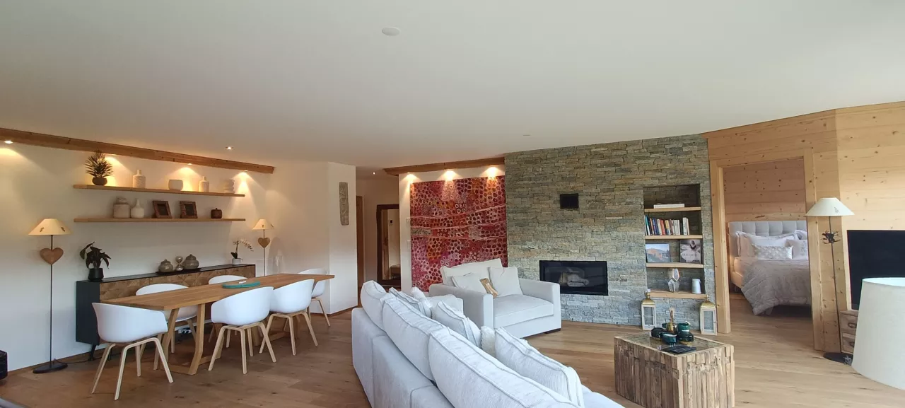 Magnifique appartement mêlant modernité et charme montagnard