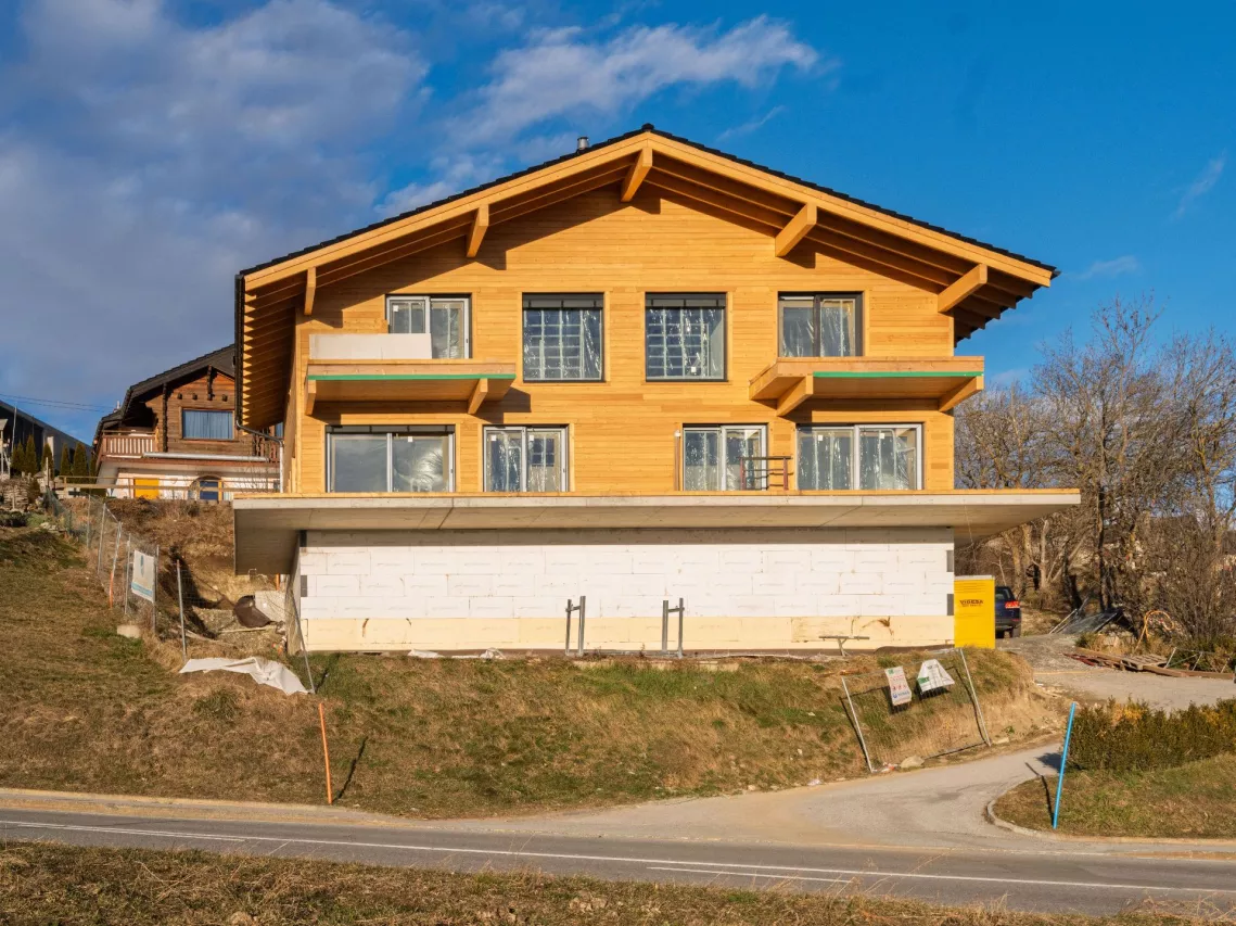 Luxueuse villa en cours de construction
