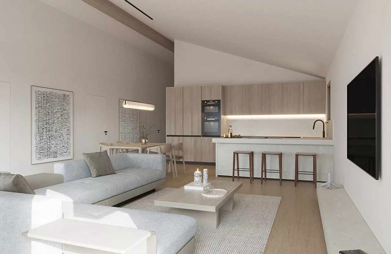DÉBUT DES TRAVAUX! Superbe attique avec grande terrasse et vue plein Sud