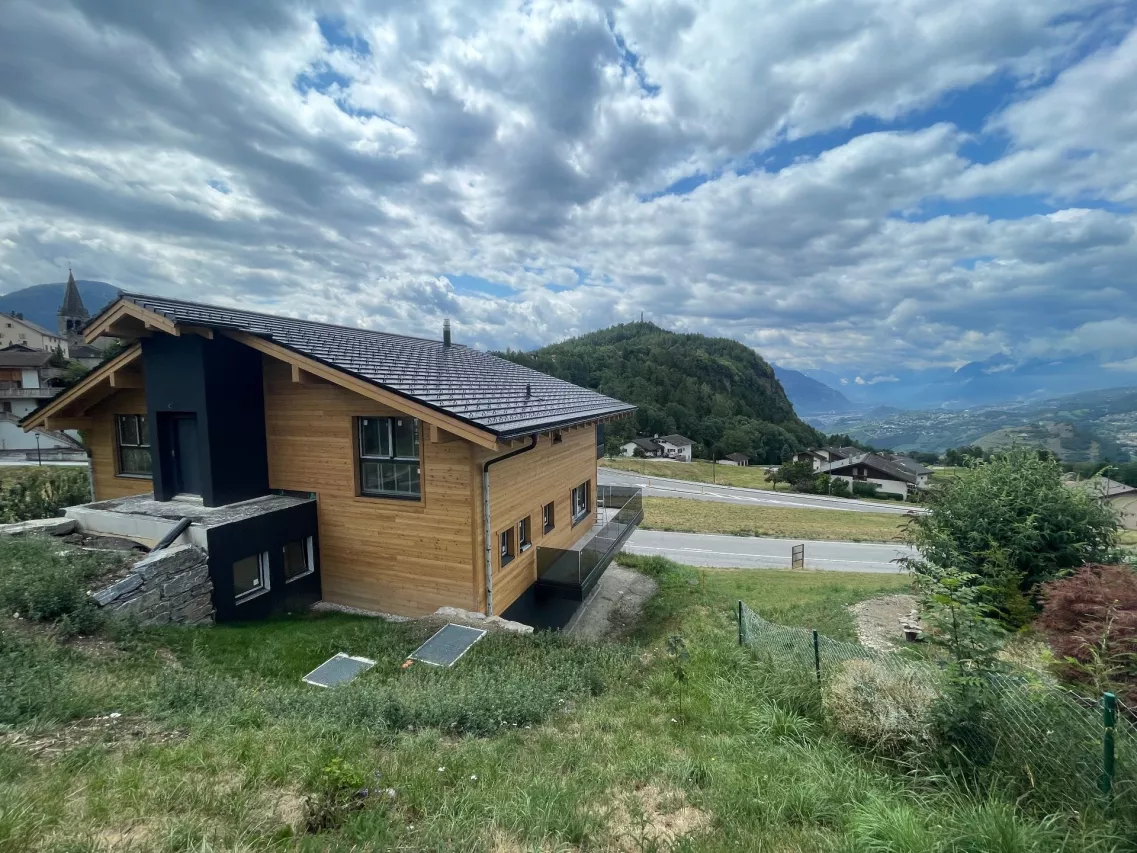 Luxueuse villa en cours de construction