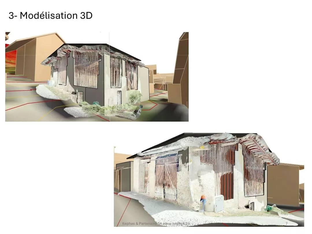 Grange écurie à aménager dans le charmant village ensoleillé de Chermignon Dessus