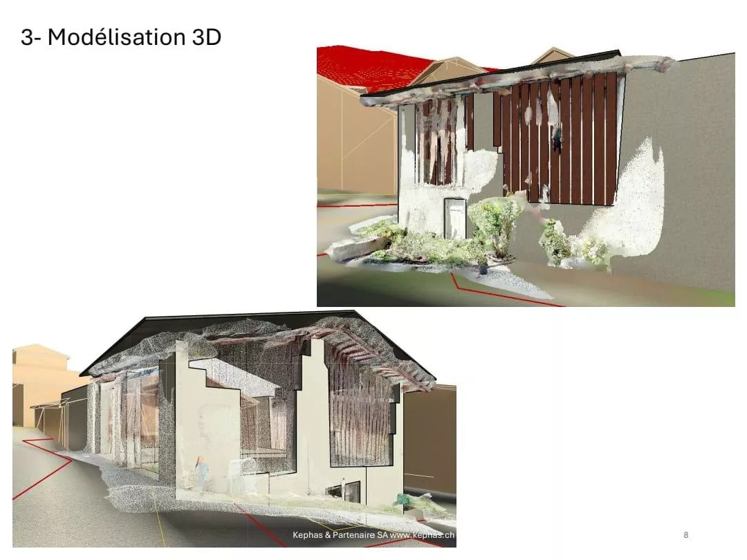 Grange écurie à aménager dans le charmant village ensoleillé de Chermignon Dessus