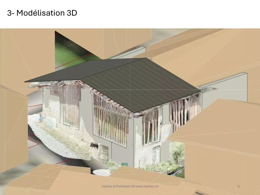 Grange écurie à aménager dans le charmant village ensoleillé de Chermignon Dessus