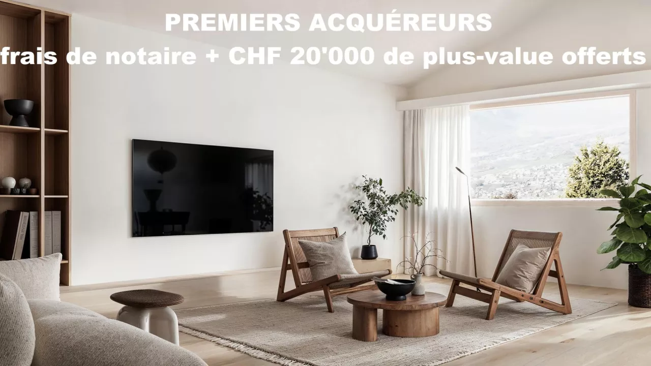 Villas mitoyennes à construire avec vue époustouflante proche de Crans-Montana