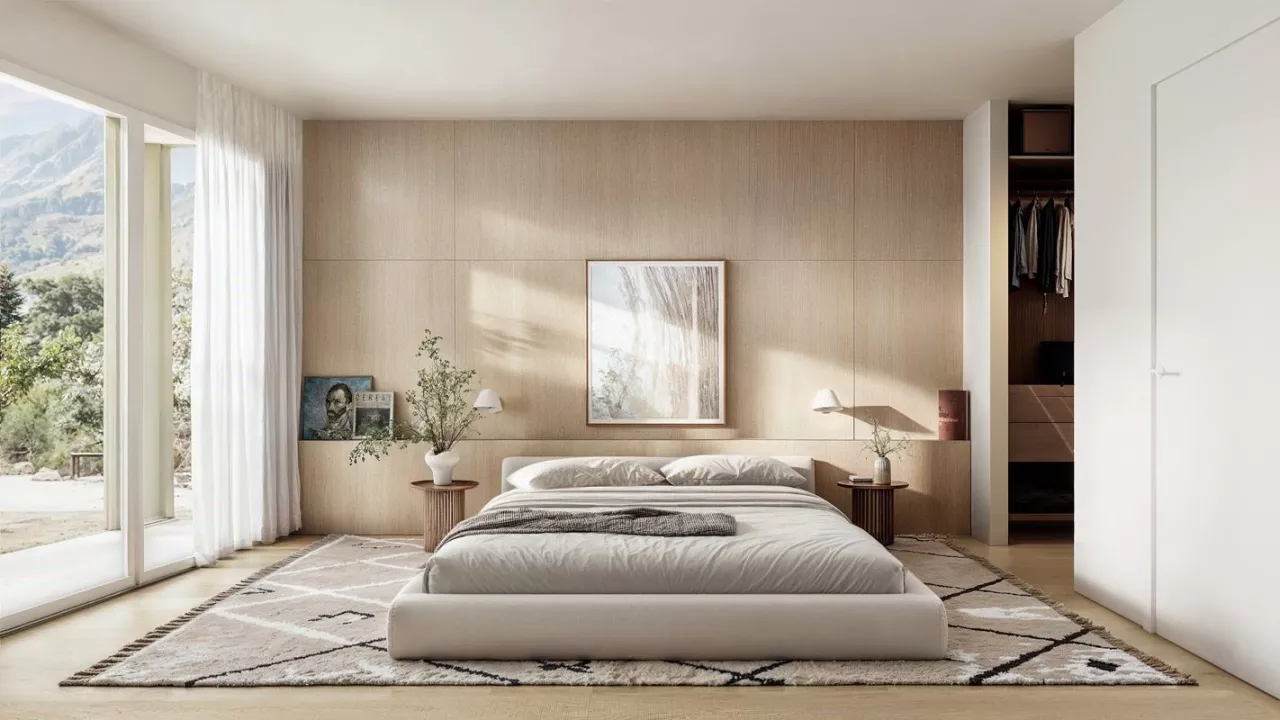 Magnifique chalet mitoyen à construire proche de Crans-Montana avec vue imprenable sur les 4000 Valaisans