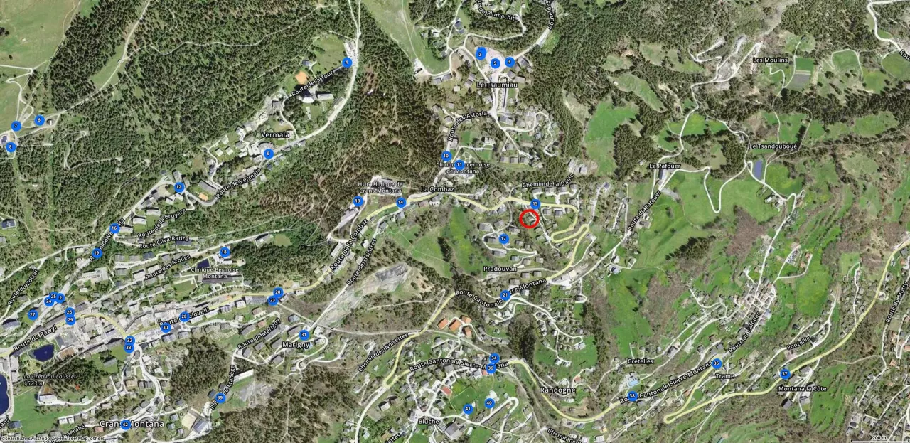 Charmant appartement d'angle à Montana quartier bucolique vue montagne