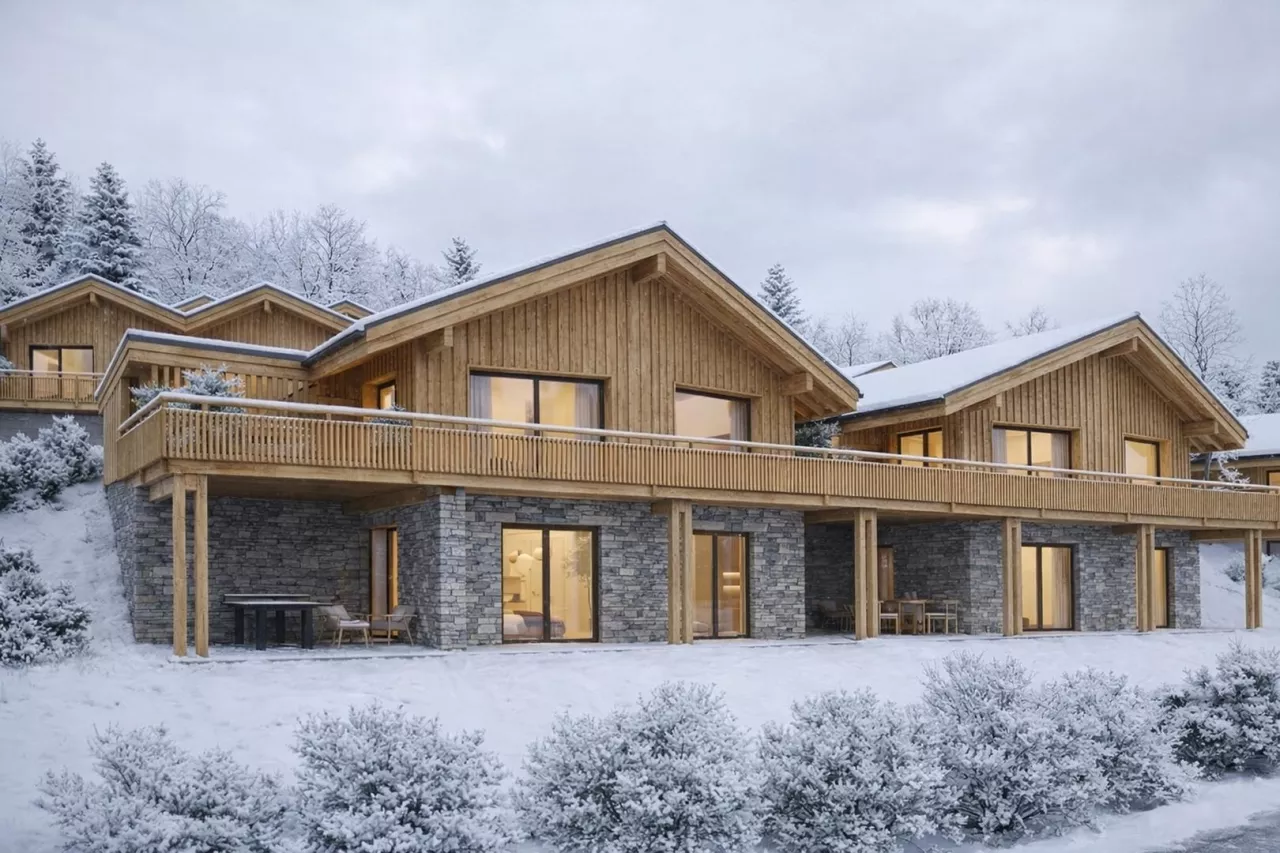 Entre plaine et montagne magnifique chalet neuf proche de Crans-Montana avec vue imprenable sur les 4000 valaisans