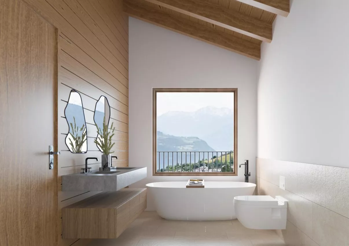 LENS Chalet mitoyen en résidence principale avec vue à couper le souffle, à 2 pas du centre