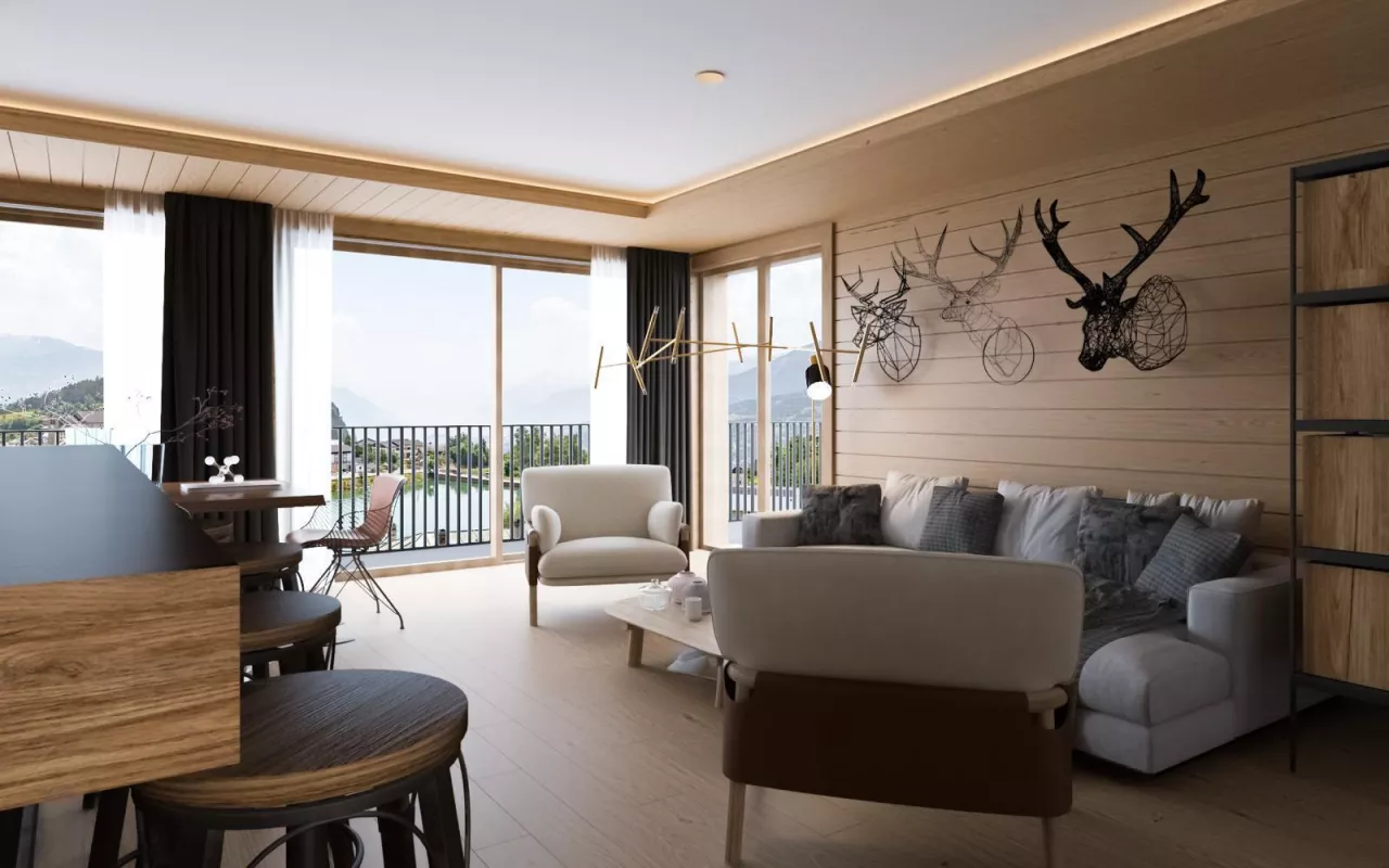 LENS Chalet mitoyen en résidence principale avec vue à couper le souffle, à 2 pas du centre