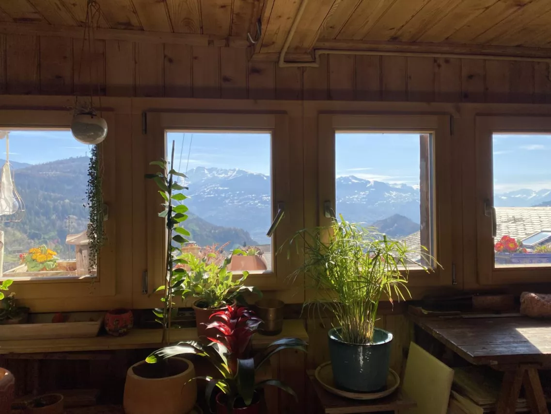 Appartement attique rénové plein de charme avec jardin