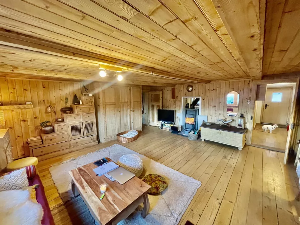 Appartement attique rénové plein de charme avec jardin