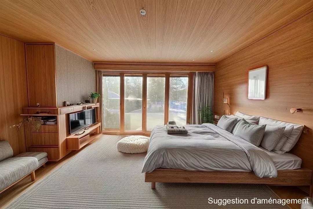 Magnifique opportunité dans un quartier résidentiel bucolique projet d'agrandissement d'un luxueux chalet entre Lens et Crans