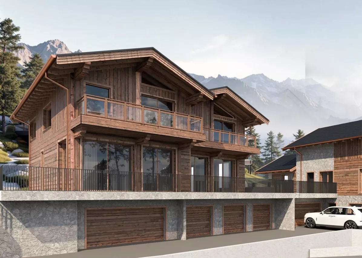 LENS Chalet mitoyen en résidence principale avec vue à couper le souffle, à 2 pas du centre