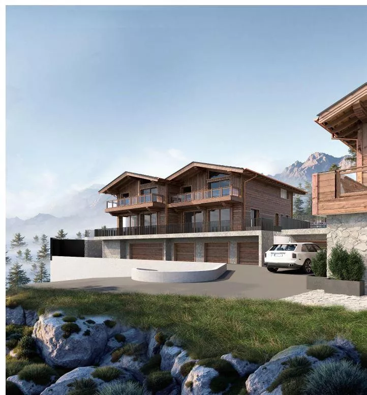 LENS Chalet mitoyen en résidence principale avec vue à couper le souffle, à 2 pas du centre